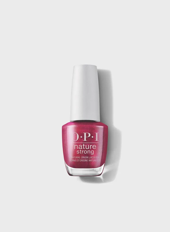 Nature Strong Nail Polish, Raisin Your Voice, Red Nail Polish