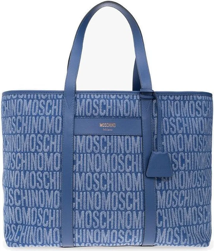 Moschino Allover Logo Tote Bag