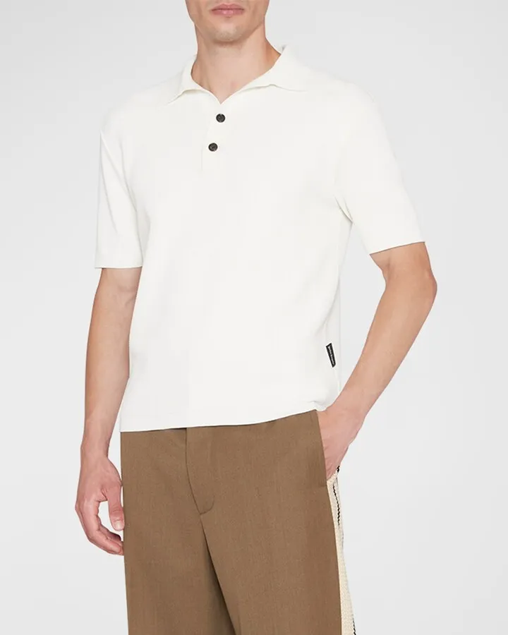 Men's Knitted Polo Shirt