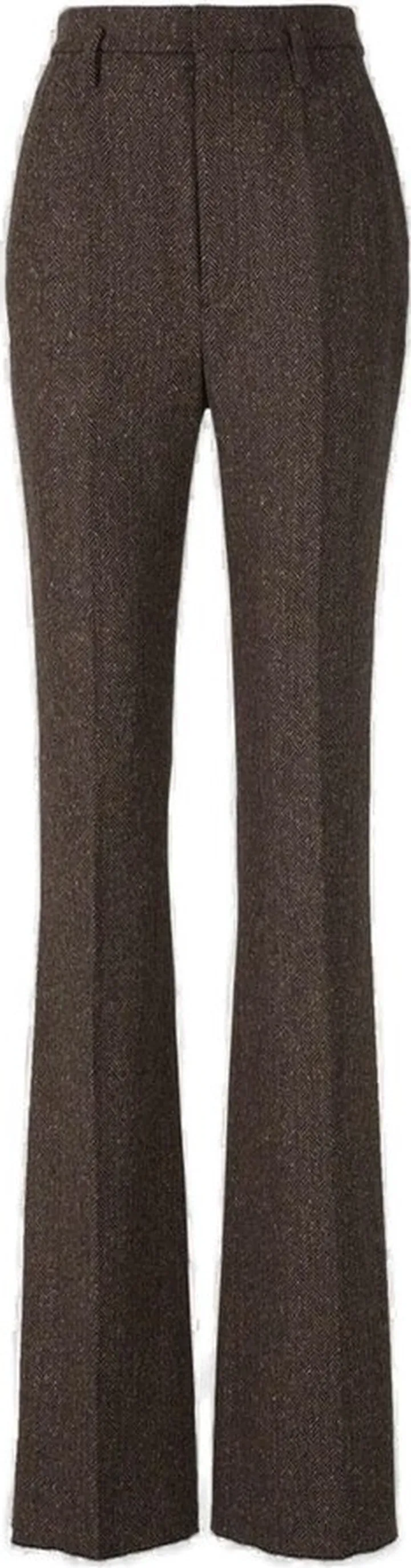 Saint Laurent High Waist Wide Leg Pants
