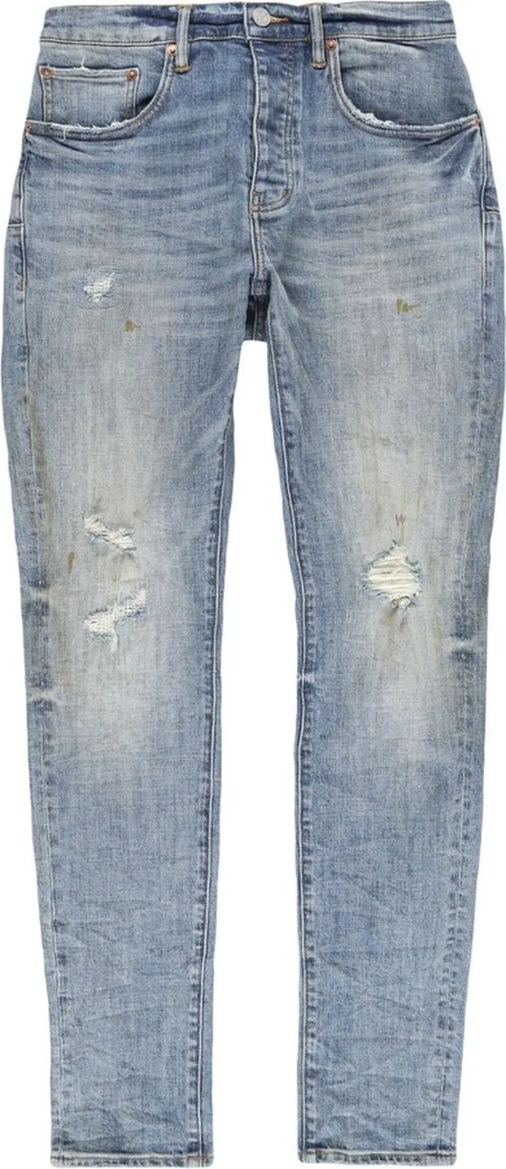 Distressed Bleached Skinny Jeans
