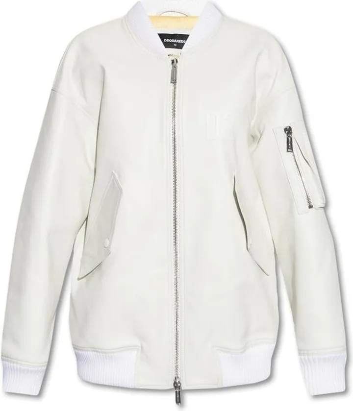 Dsquared2 Zip-Up Long-Sleeved Bomber Jacket