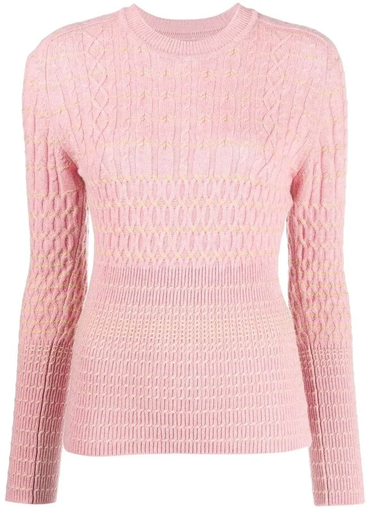 Round Neck Knitted Top