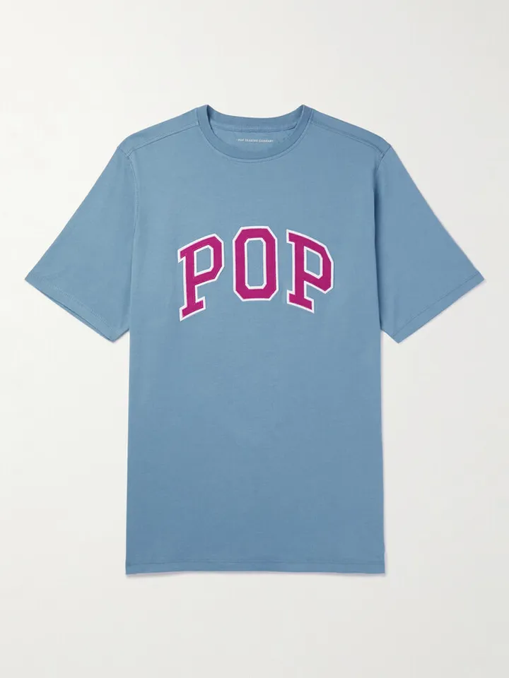 Arch Logo-Appliquéd Cotton-Jersey T-Shirt
