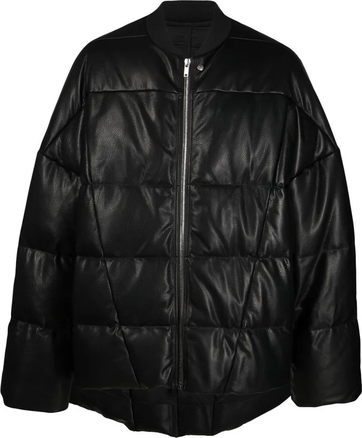 Flight leather jacket