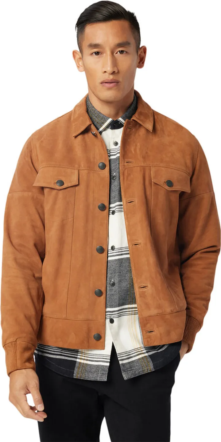 Suede Jean Jacket