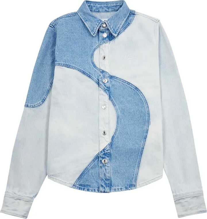 Off-White Panelled Denim Jacket