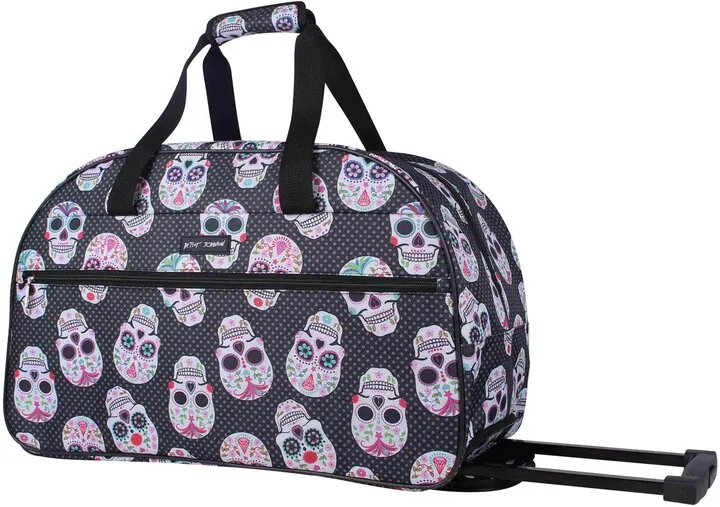 Skull Party Wheeled Weekender