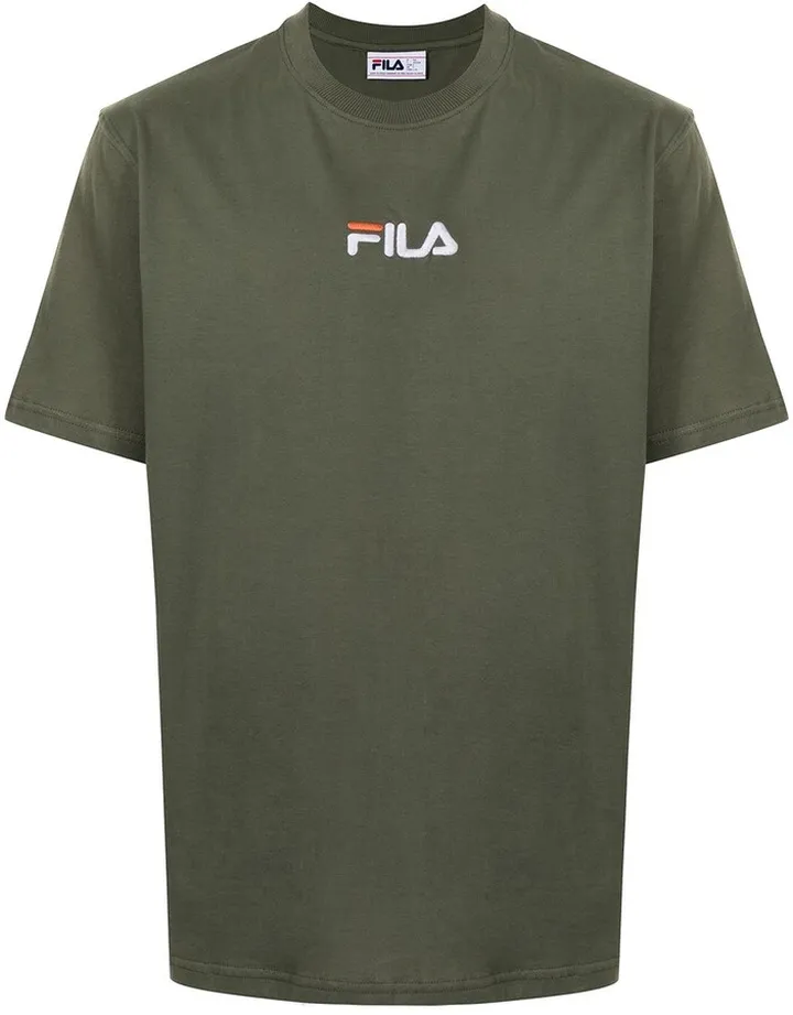 logo-embroidered cotton T-shirt