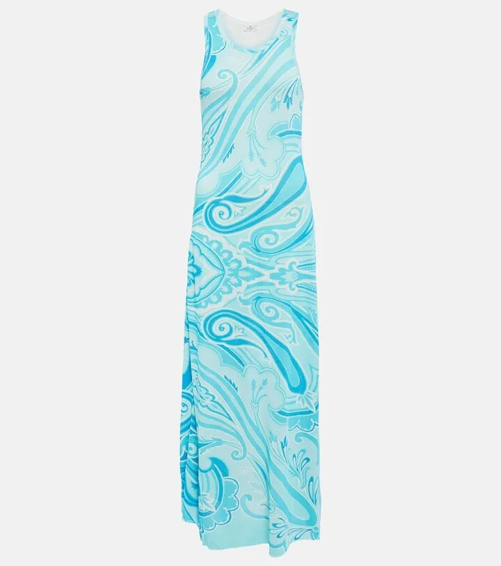 Printed maxi dress