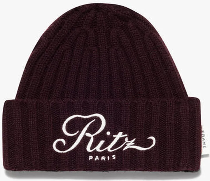 Ritz Cashmere Beanie Bordeaux