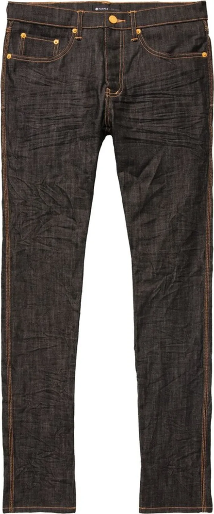 Contrast-Stitching Skinny Jeans