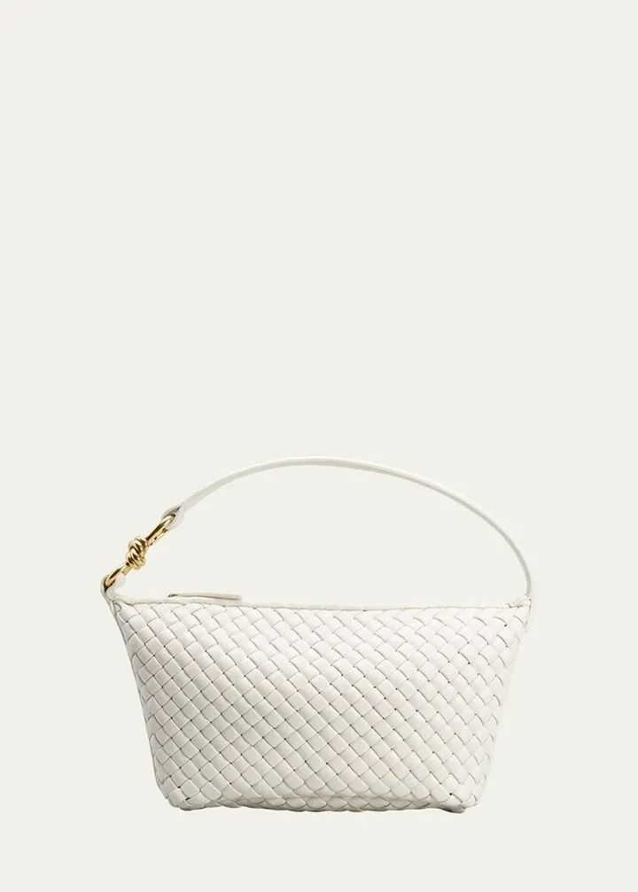 Knot Intrecciato Lambskin Shoulder Bag