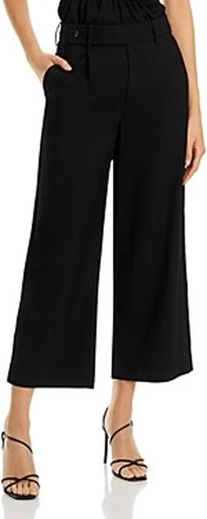Proenza Schouler White Label High Rise Cropped Wide Leg Pants