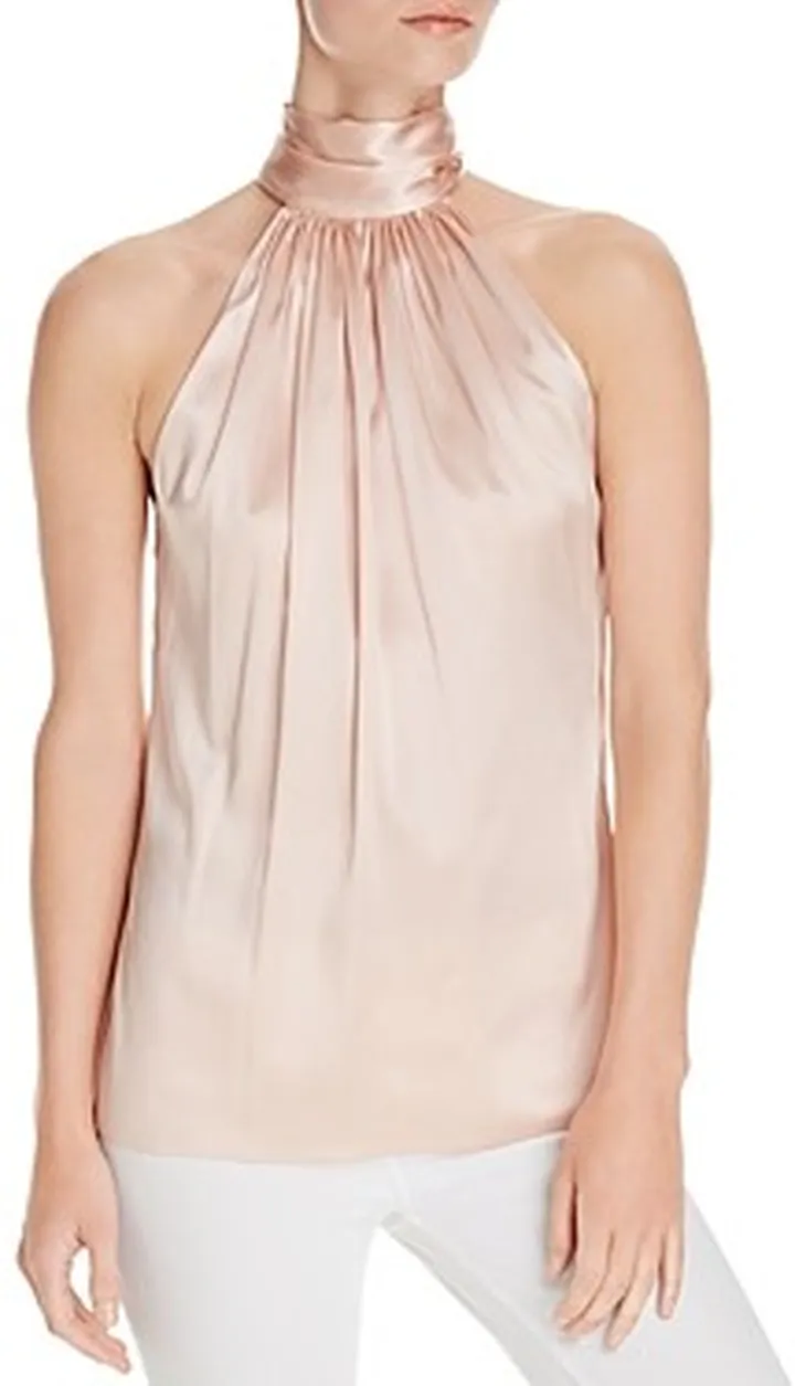 Ramy Brook Lori Silk Halter Top