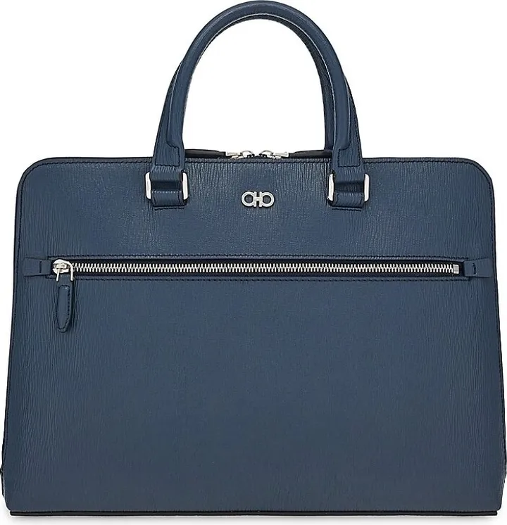 Revival Grained Leather Briefcase