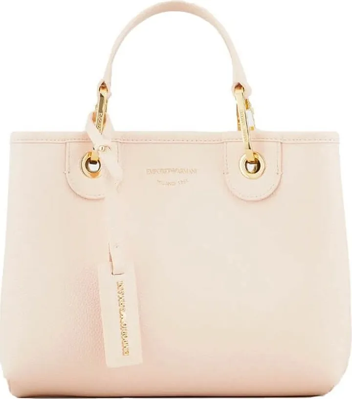 Emporio Armani Myea Nude Pink Small Shopping Bag