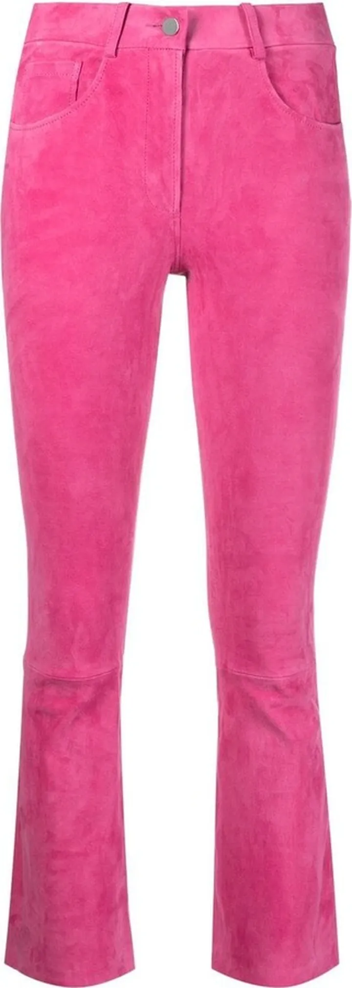 Slim Cropped-Leg Trousers