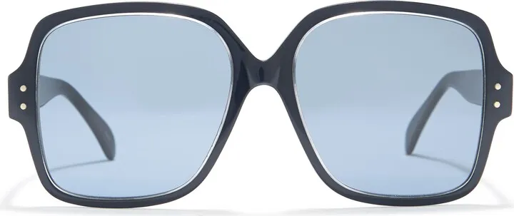 56mm Aliana Oversize Novelty Sunglasses