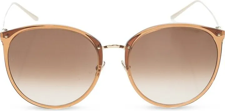 Linda Farrow Round Frame Sunglasses