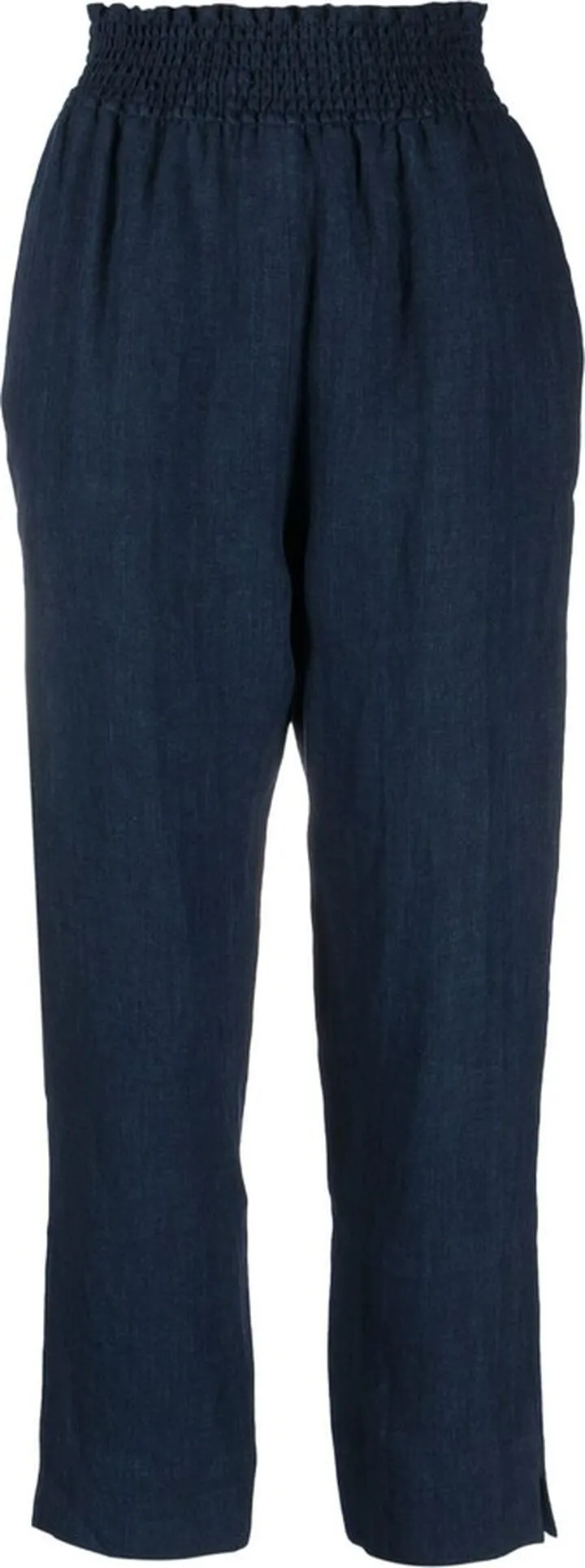 Linen Cropped Trousers