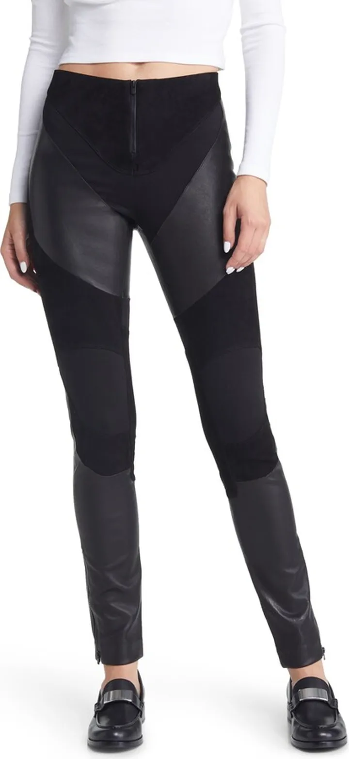 Moto Leather Skinny Pants