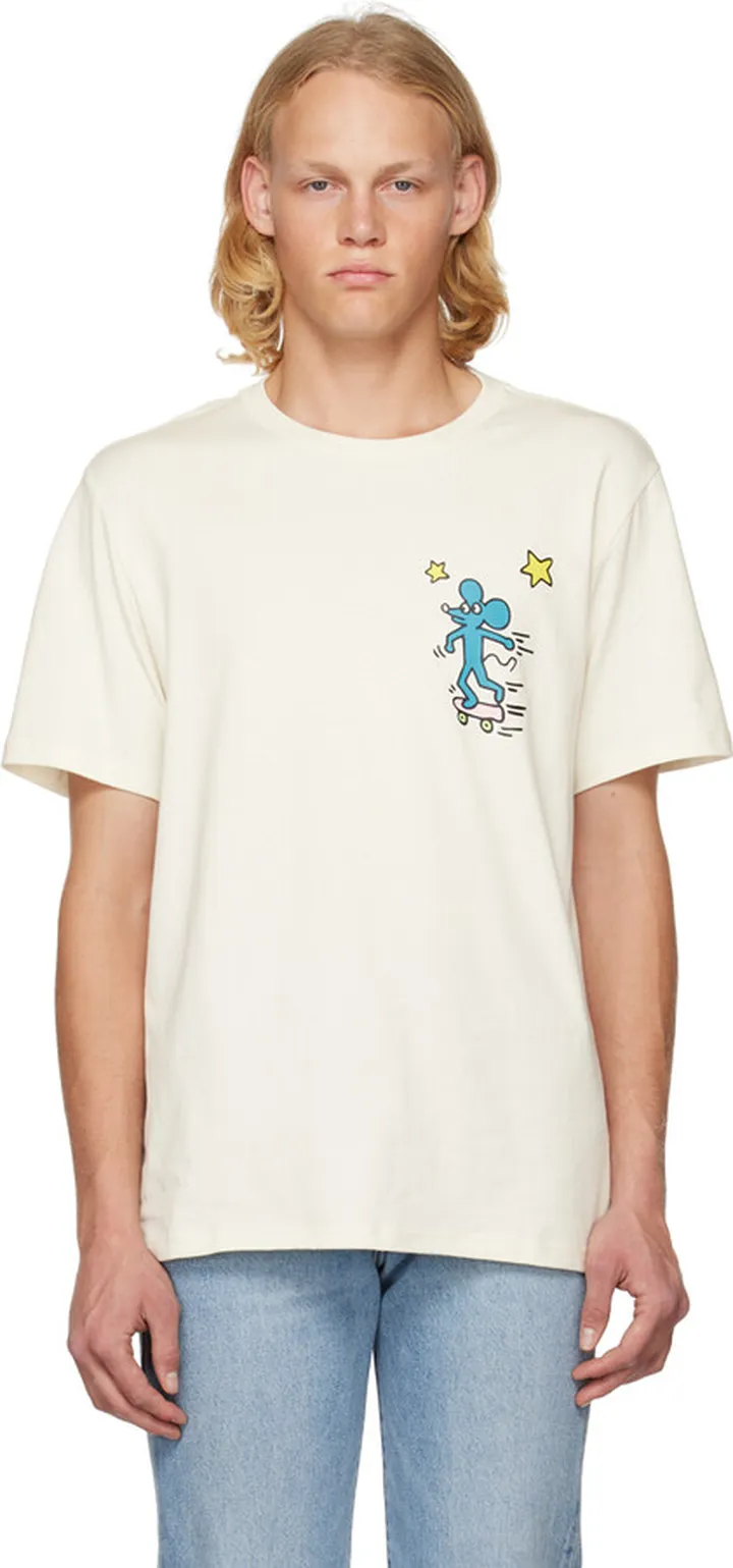 Converse Off-White Keith Haring Edition Mouse T-Shirt