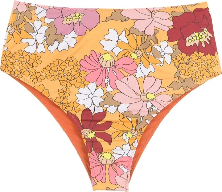 Casall floral-print bikini bottoms