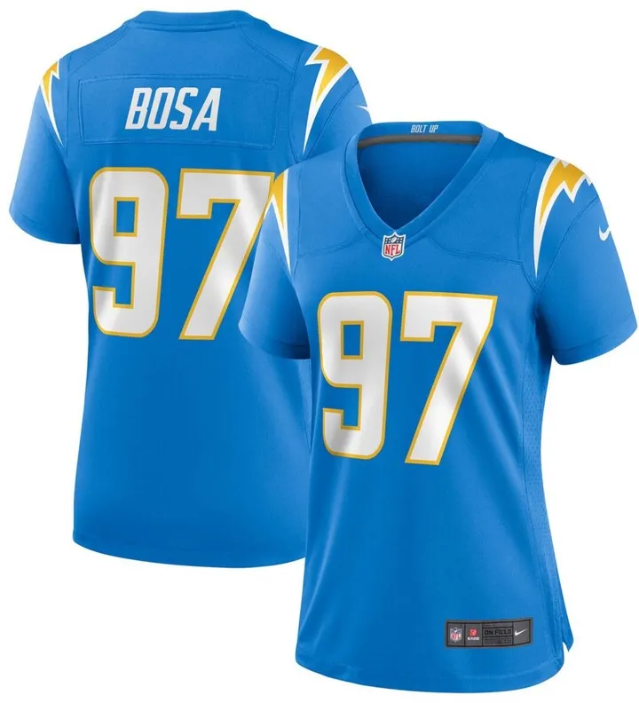 Women's Joey Bosa Powder Blue Los Angeles Chargers Game Jersey