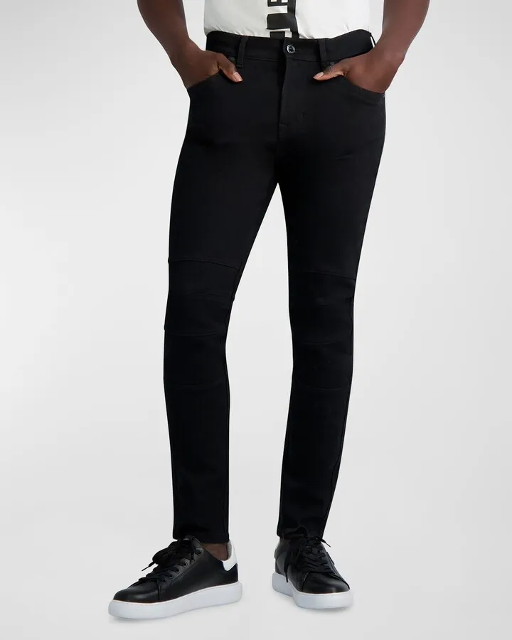 Men's Slim-Leg Moto Jeans