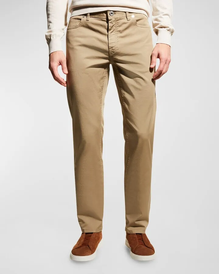 Men's Twill 5-Pocket Pants