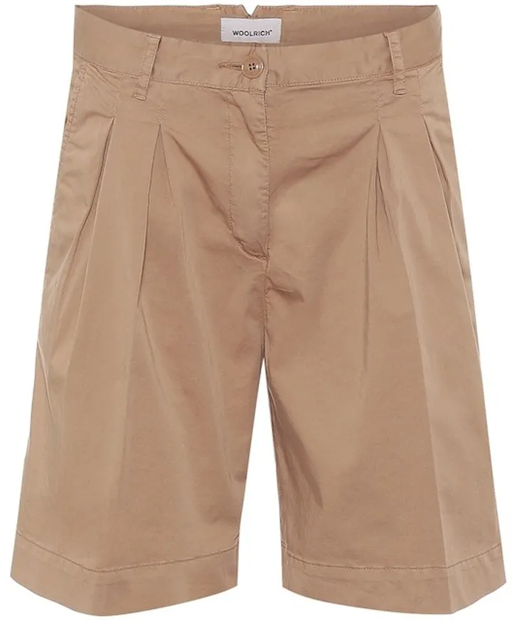 W'S stretch-cotton shorts