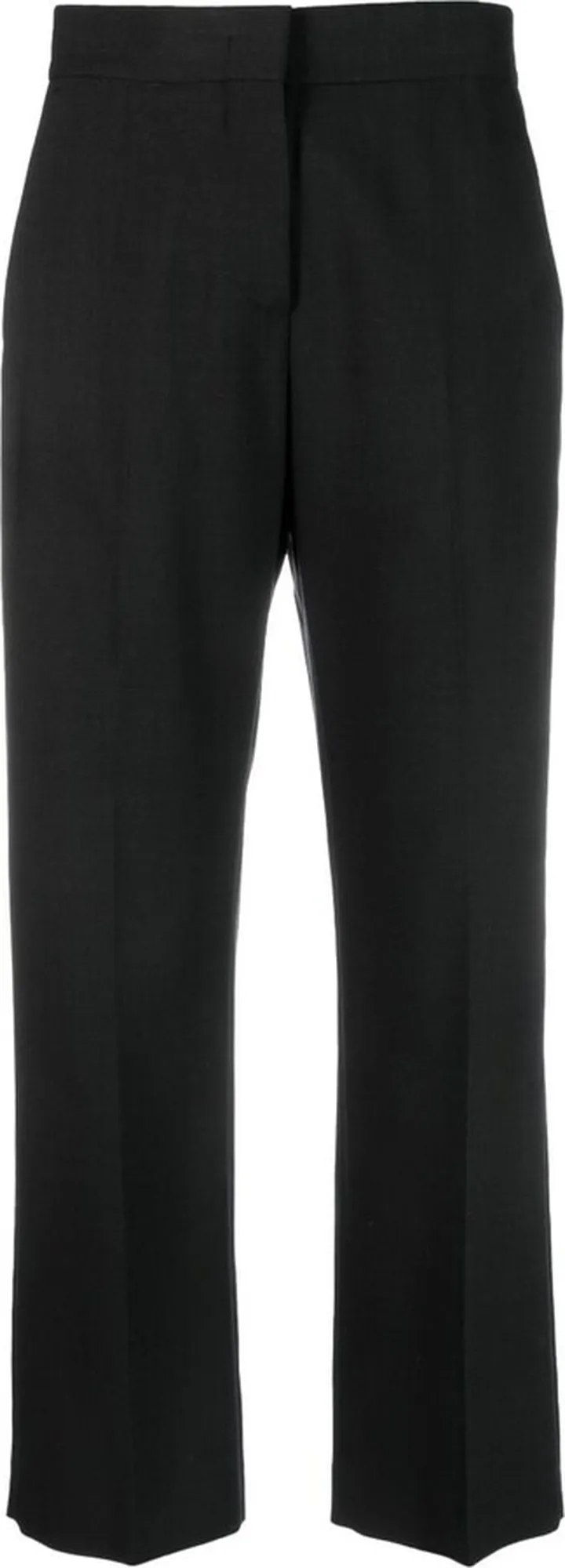 Cropped Straight-Leg Trousers