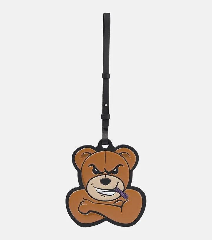 8 Moncler Palm Angels leather keychain