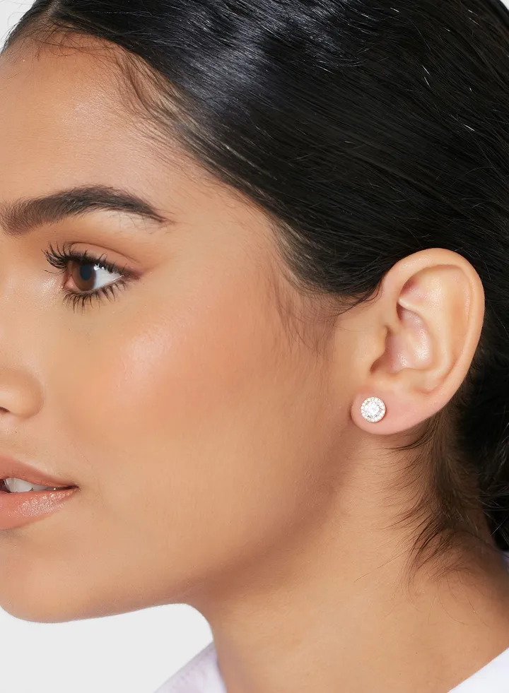 Logo Stud Earrings