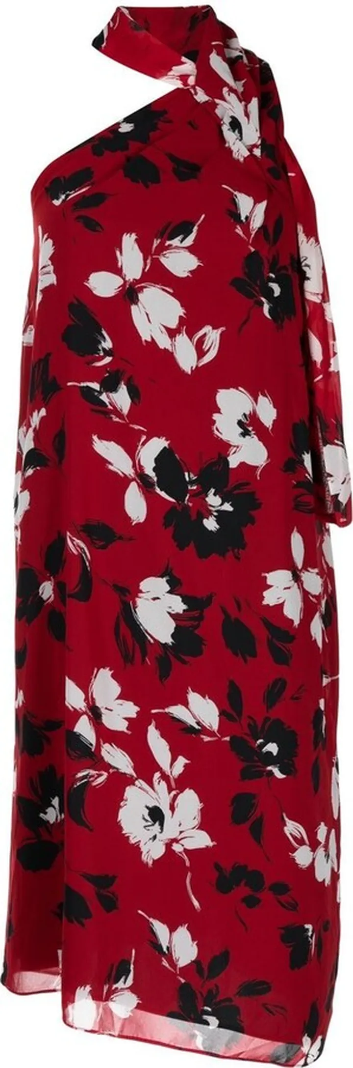 Floral-Print Halterneck Dress