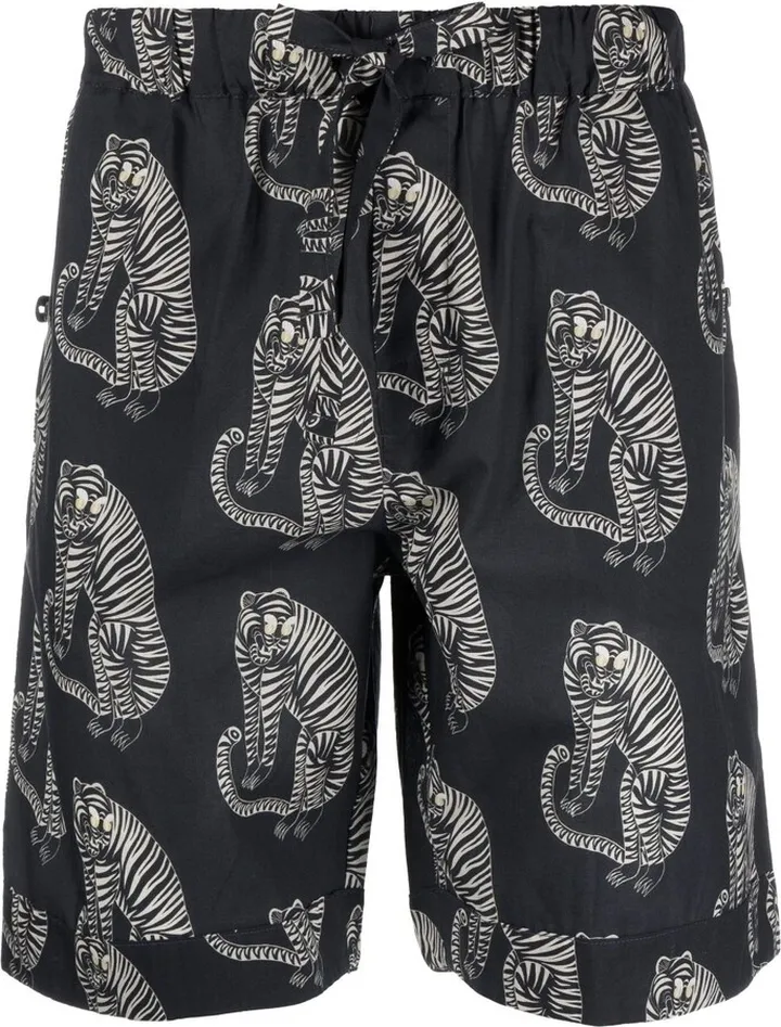 Sansindo Tiger Print Shorts