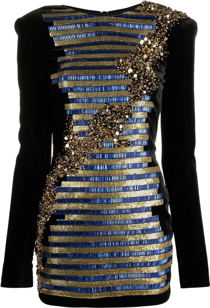 Long-Sleeve Minidress