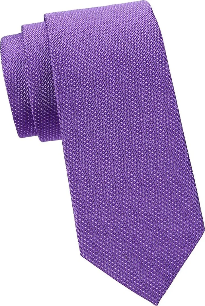 Geometric Silk Tie