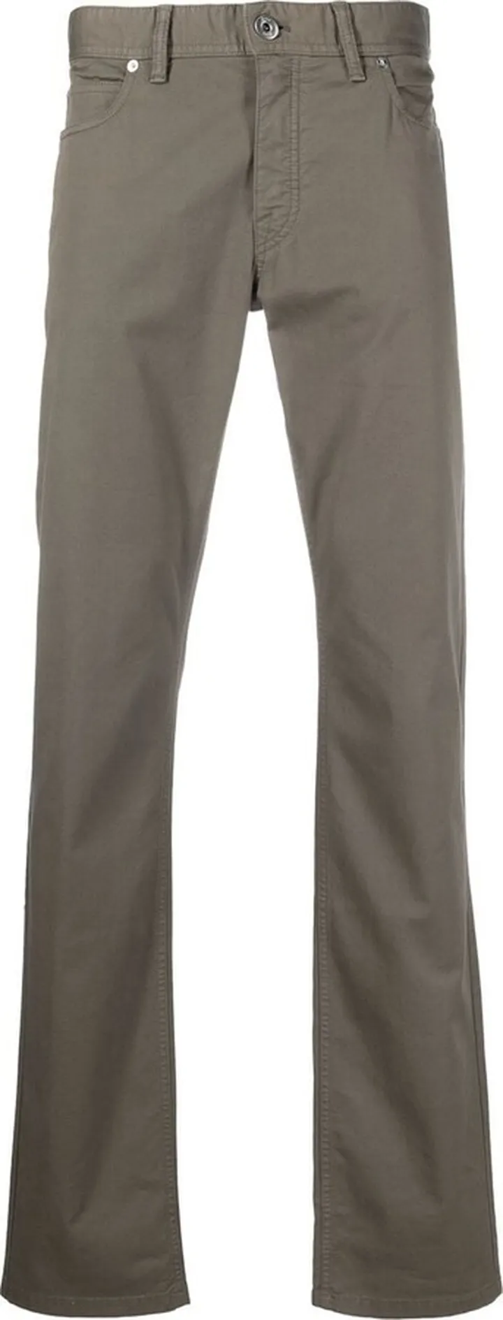 Logo-Patch Straight-Leg Trousers