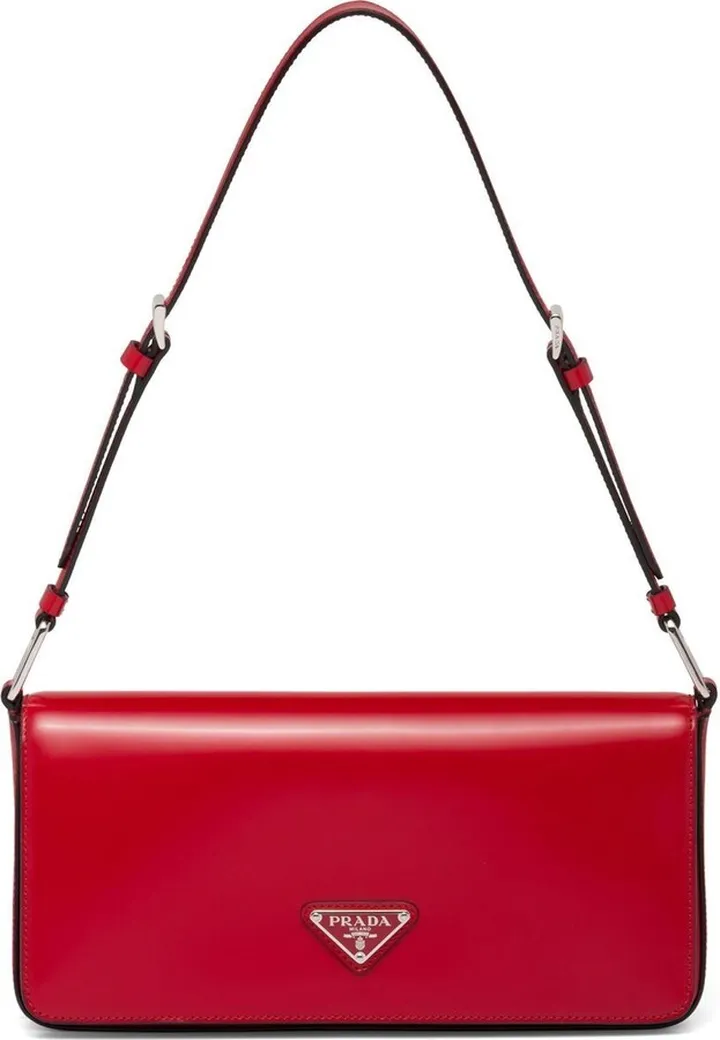 Femme brushed-leather shoulder bag