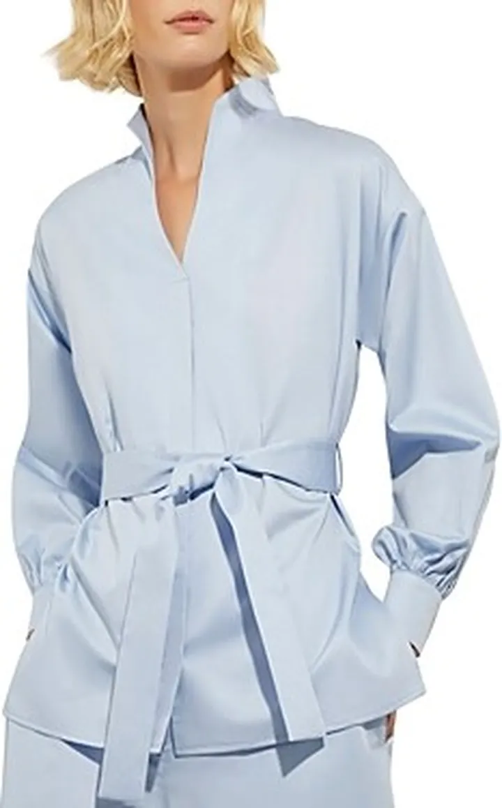 Misook Cotton Belted Tunic