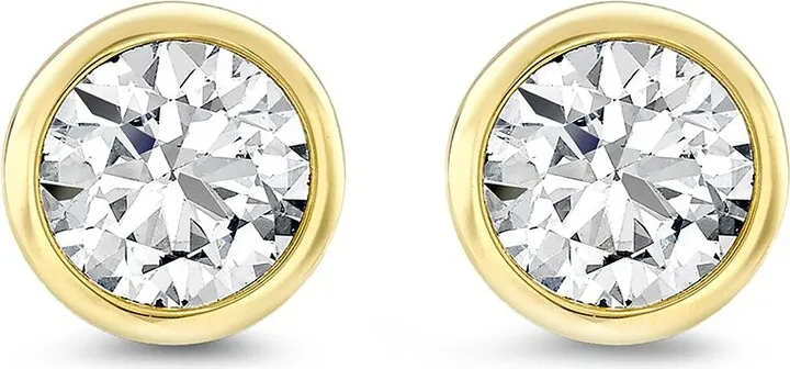 18kt yellow gold Sundance diamond stud earrings