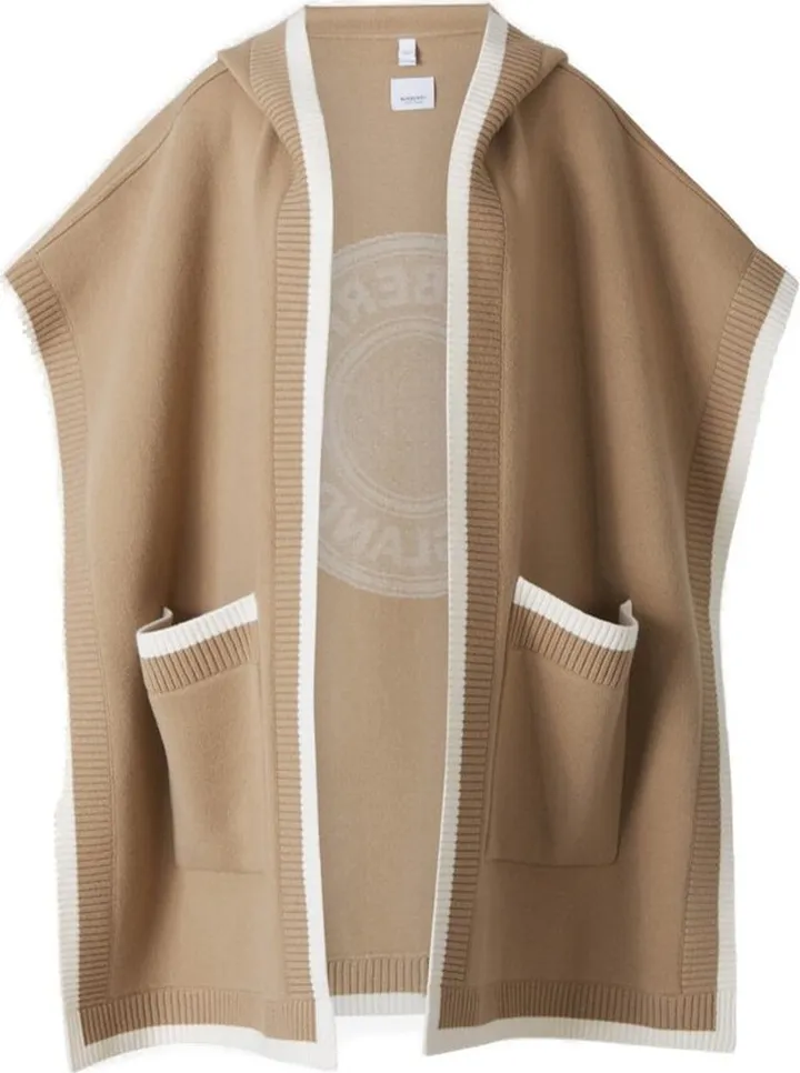 Burberry Batwing Sleeved Hooded Cape