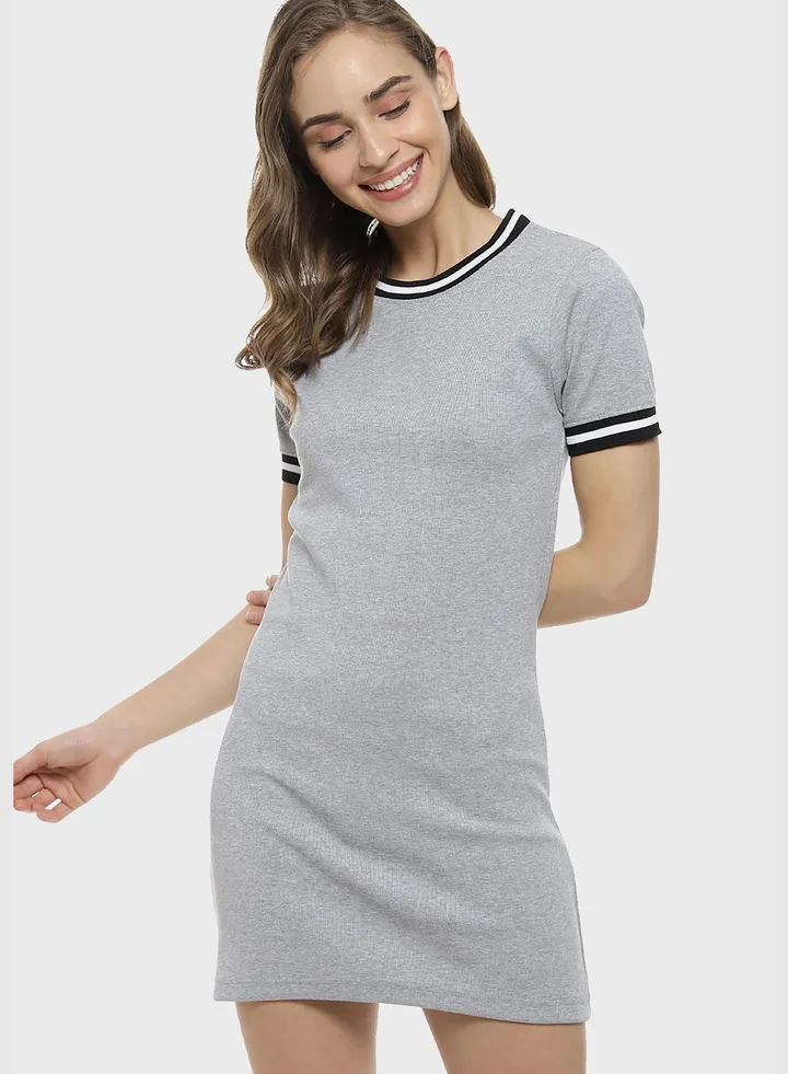 Pleated Midi Dress