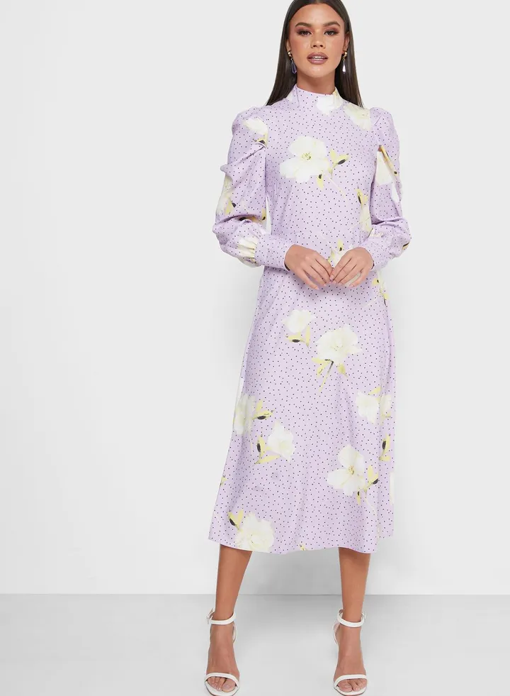 Floral Print Dress