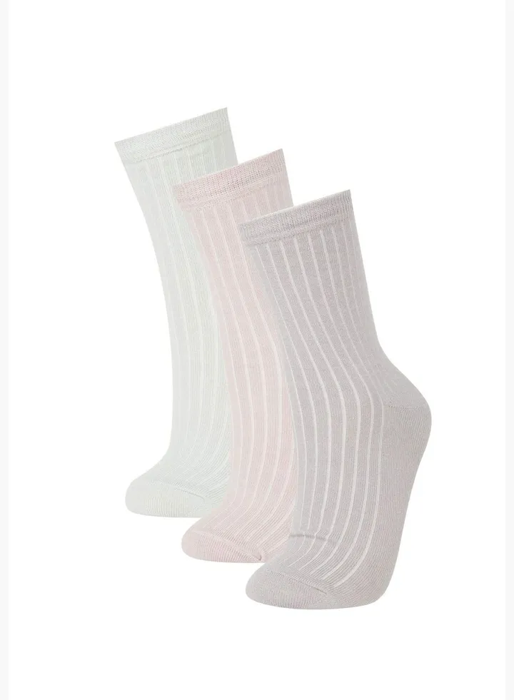 Woman 3-pack Cotton Long Socks