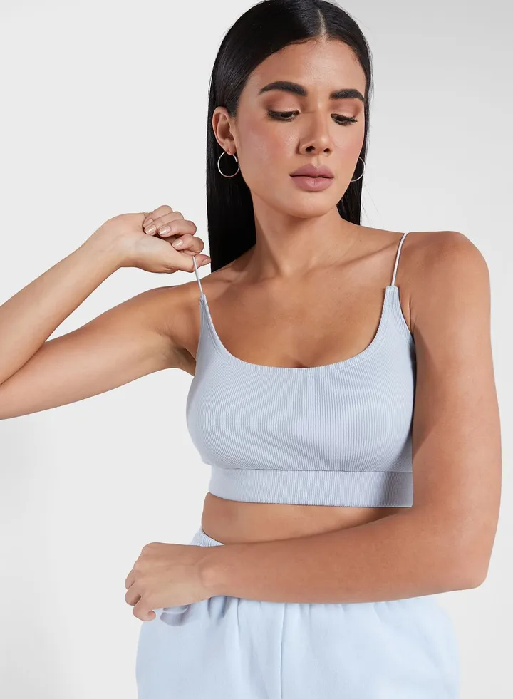 The Leigh Ribbed Crop Top