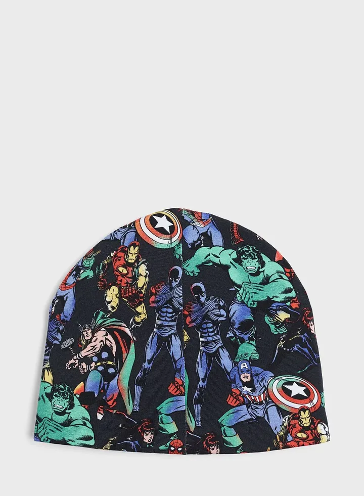 Kids Printed Beanies