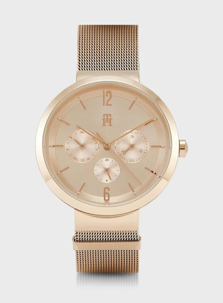 Lidia Mesh Strap Analog Watch